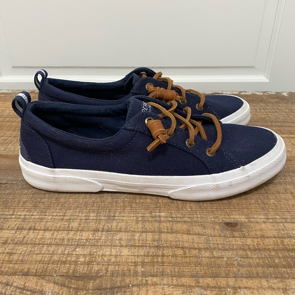 Super cute like new slip on Sperry tennis shoes size 6.5 w/ memory foam insoles. - Picture 3 of 3